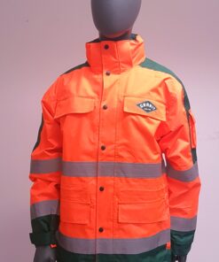 Winterjacke | Orange Granit
