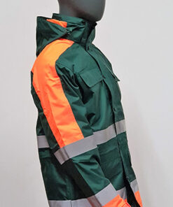 Winterjacke | Grün mit Logo