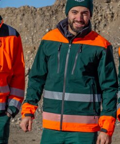 Regenjacke | Grün mit Logo